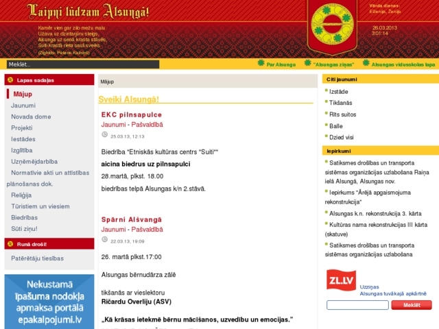 Alsungas novada dome, 