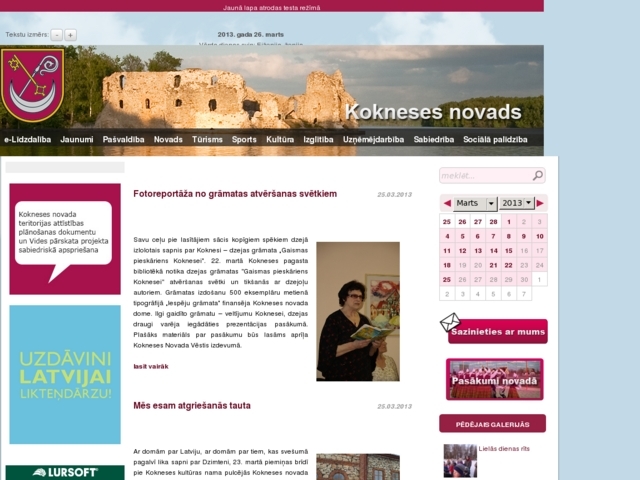 Kokneses novada dome, 